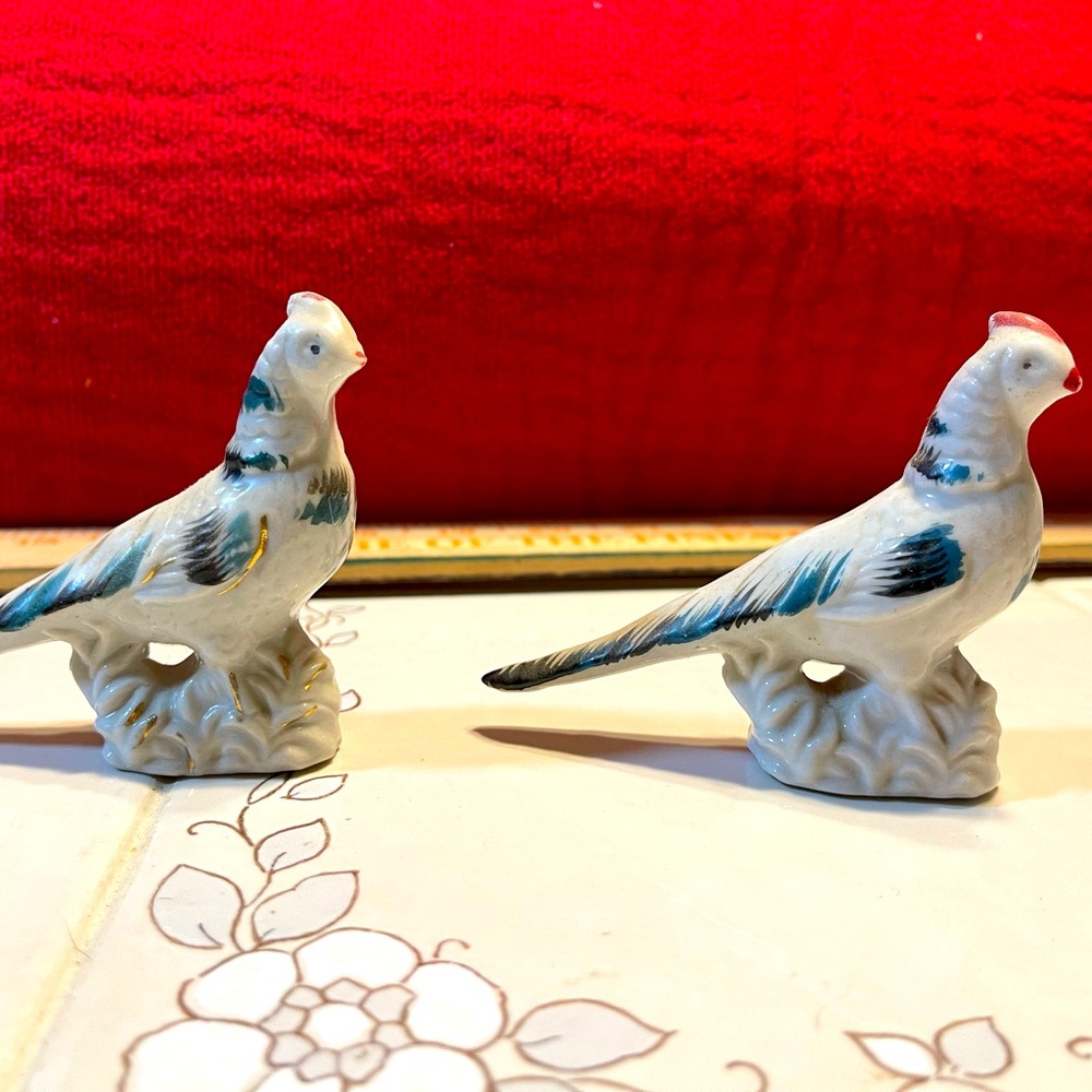 Pheasants made in OCCUPIED JAPAN